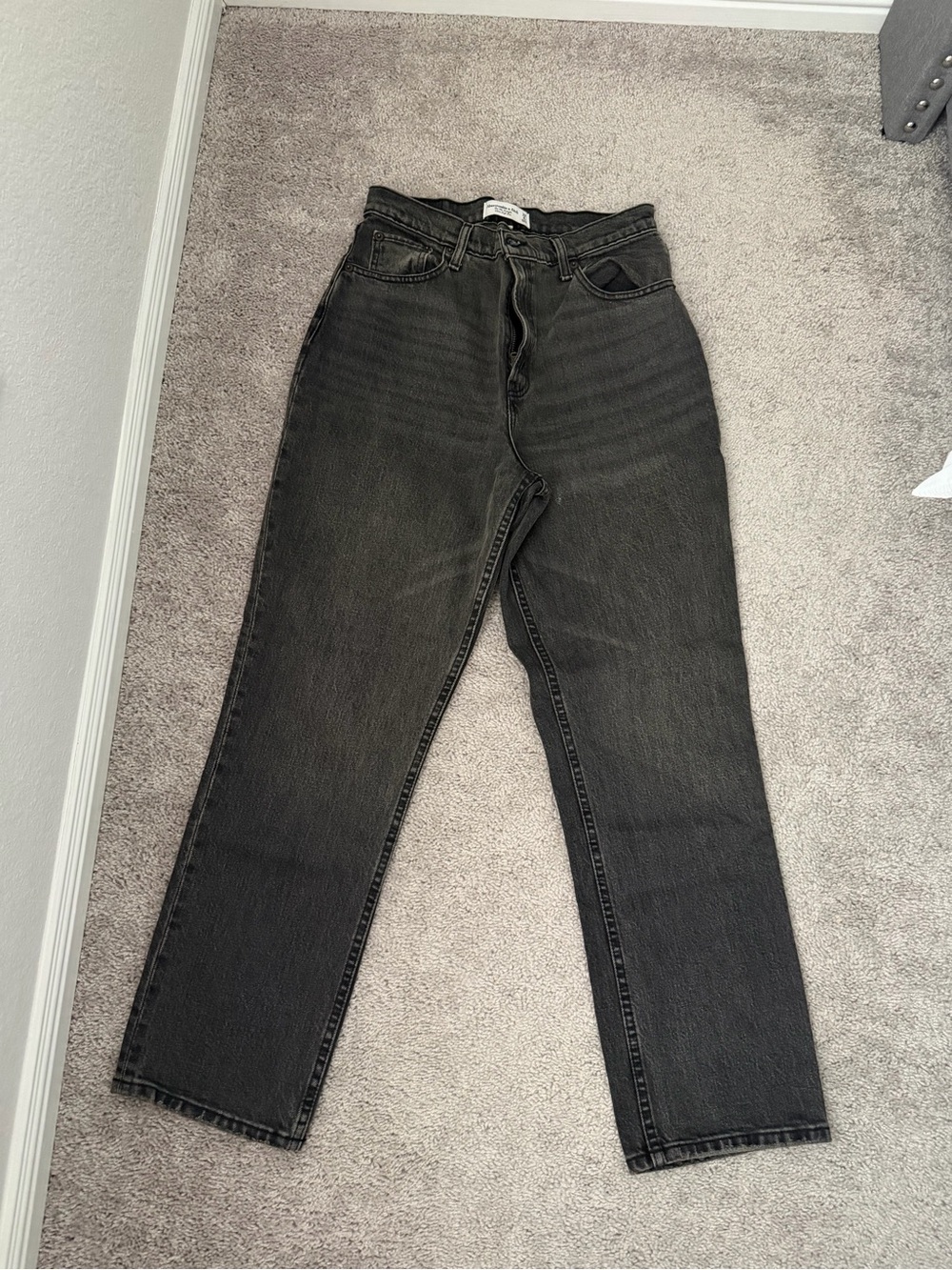 Abercrombie & Fitch 90’s ultra high rise curve love straight Jeans